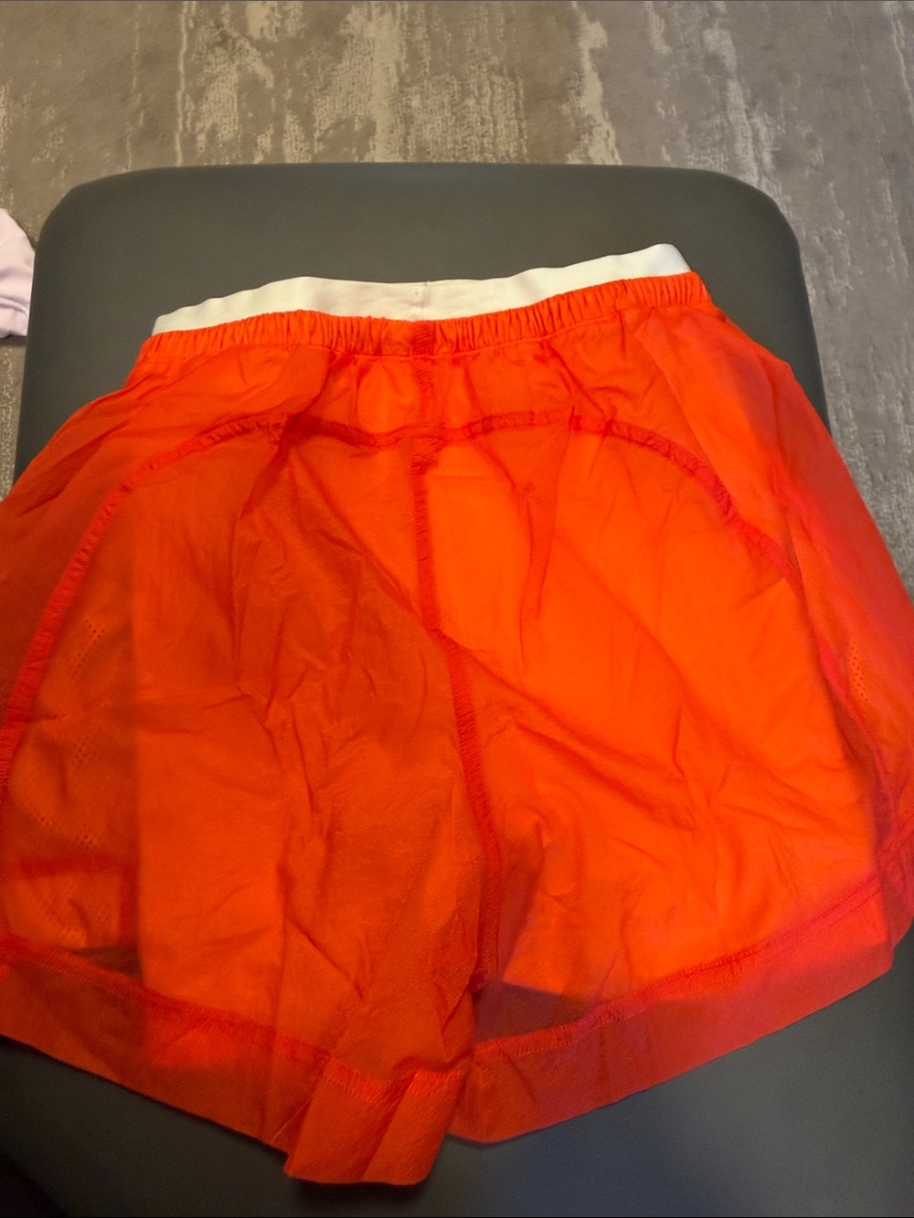 Lululemon Women's red Mesh Athletic Shorts - Picture 4 of 6
